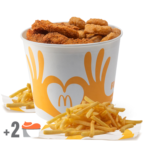 12 McNuggets & 6 Strips Bucket